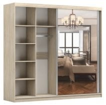 Idžczak meble - Garderobna omara z drsnimi vrati Multi 35 233 cm