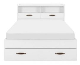 Postelja Sabia - 140x190 cm - Bela