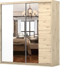 Garderobna omara z drsnimi vrati Marsylia 2D 