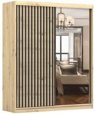 Garderobna omara z drsnimi vrati Werona L 2D - 183 cm