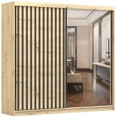 Garderobna omara z drsnimi vrati Werona L 2D - 233 cm