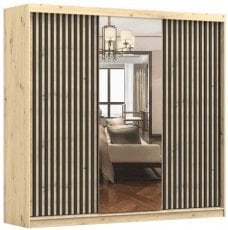 Garderobna omara z drsnimi vrati Werona L 3D 233 cm