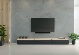 TV regal Nori - artisan hrast/črn