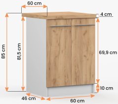 Idžczak meble - Spodnja omara Inez II - 60 cm