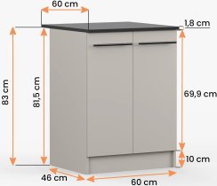 Idžczak meble - Spodnja omara Inez V - 60 cm