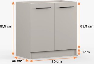 Idžczak meble - Spodnja omara za umivalnik Inez V - 80 cm