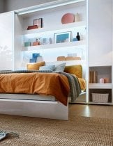 Bed Concept - Postelja v omari Bed Concept BC-01 - 140x200 cm - bela
