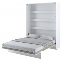 Bed Concept - Postelja v omari Lenart - Bed Concept 12 - 160x200 cm - bela sijaj 
