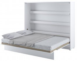 Bed Concept - Postelja v omari Lenart - Bed Concept 14 - 160x200 cm - bela sijaj 