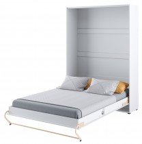 Bed Concept - Postelja v omari Lenart - Concept Pro 01 - 140x200 cm - bela sijaj 