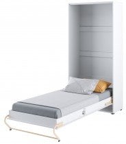 Bed Concept - Postelja v omari Concept Pro CP-03 - 90x200 cm - bela sijaj