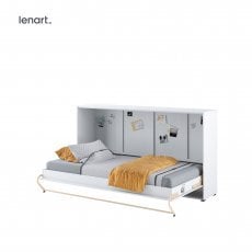 Bed Concept - Postelja v omari Lenart - Concept Pro 06 - 90x200 cm - bela