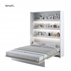 Postelja v omari Lenart - Bed Concept 12 - 160x200 cm - bela