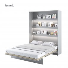 Bed Concept - Postelja v omari Lenart - Bed Concept 12 - 160x200 cm - siva