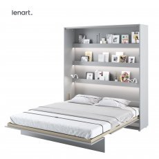 Postelja v omari Lenart - Bed Concept 13 - 180x200 cm - siva