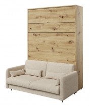 Bed Concept - Sedežna garnitura BC-18 za omarno posteljo BC-01 - bež