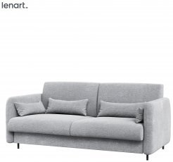 Sedežna garnitura BC-18 za omarno posteljo BC-01 - siva - negorljiva tkanina