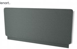 Oblazinjeno vzglavje CP-12 za posteljo v omari CP-01 - grafit