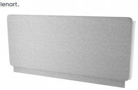 Oblazinjeno vzglavje CP-12 za posteljo v omari CP-01 - sivo