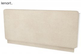 Oblazinjeno vzglavje CP-12 za posteljo v omari CP-01 - boucle bež - negorljiva tkanina