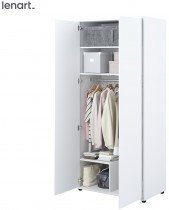 Bed Concept - Garderobna omara BC-20 - bela