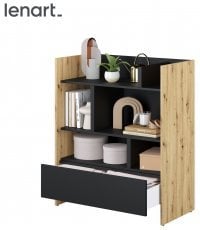 Regal BC-25 - artisan hrast/črn