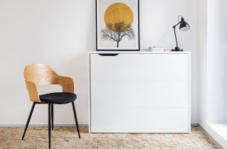 Bed Concept - Zložljiva pisalna miza CW-02 - bela