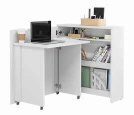 Zložljiva pisalna miza CW-02 - bela