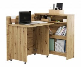 Zložljiva pisalna miza CW-02 - hrast artisan