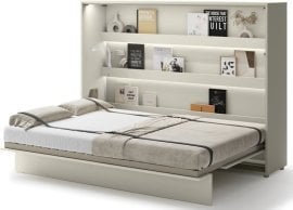 Postelja v omari Lenart - Bed Concept 04 - 140x200 cm - kashemir
