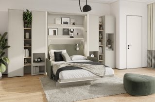 Bed Concept - Postelja v omari Bed Concept BC-06 - 90x200 cm - kašmir