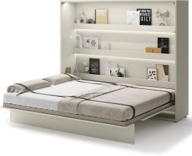 Krevet u ormaru Lenart - Bed Concept 14 - 160x200 cm - kašmir