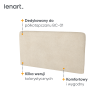 Bed Concept - Komplet postelja v omari, bež vzglavje, bež dvosed, omare, Led, vzmetnica Bed Concept BC-01 - 140x200 cm - artisan hrast