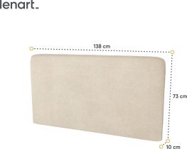 Bed Concept - Komplet postelja v omari, bež vzglavje, bež dvosed, omare, Led, vzmetnica Bed Concept BC-01 - 140x200 cm - artisan hrast
