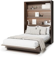 Postelja v omari Bed Concept BC-01 - 140x200 cm - hrast dunin