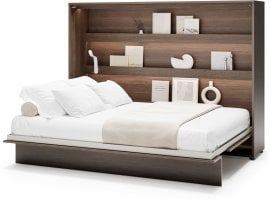 Postelja v omari Bed Concept BC-04 - 140x200 cm - hrast dunin