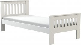 Postelja Laura - 90x200 cm - bela