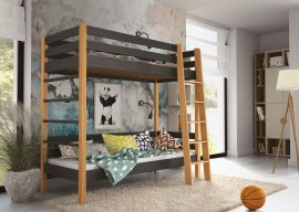 Pograd Zuza - črn/naravni hrast