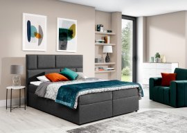 Boxspring postelja Florence - 160x200 cm Sawana 05