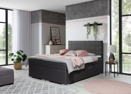 Boxspring postelja Alice - 160x200 cm - Sawana 05