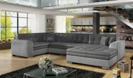 Kotna sedežna garnitura Damario - r - Monolith 97/Monolith 84