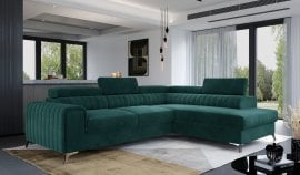 Kotna sedežna garnitura Laurence - r - Monolith 37