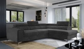 Kotna sedežna garnitura Laurence - r - Monolith 97