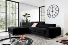 Kotna sedežna garnitura Grayson - L - Velvetmat 10