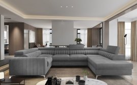 Sedežna garnitura v U obliki Louis - r - Velvetmat 04