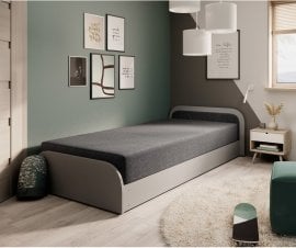 Otroška postelja Parys 80x190 cm - r- siva - Sawana 05