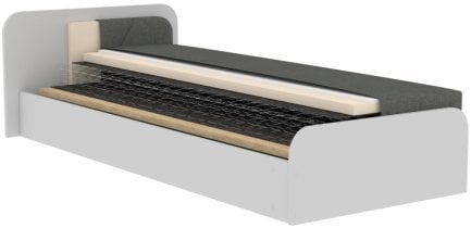 Eltap stock - Otroška postelja Parys 80x190 cm - r- črna - Sawana 14
