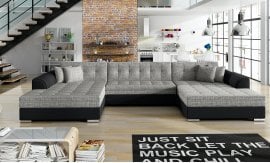 Sedežna garnitura v U obliki Vento - Berlin 01/Soft 11