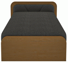 Eltap stock - Otroška postelja Parys 80x190 cm - r - rjava - Sawana 05