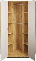 Lenart - Kotna garderobna omara Qubic QB-01